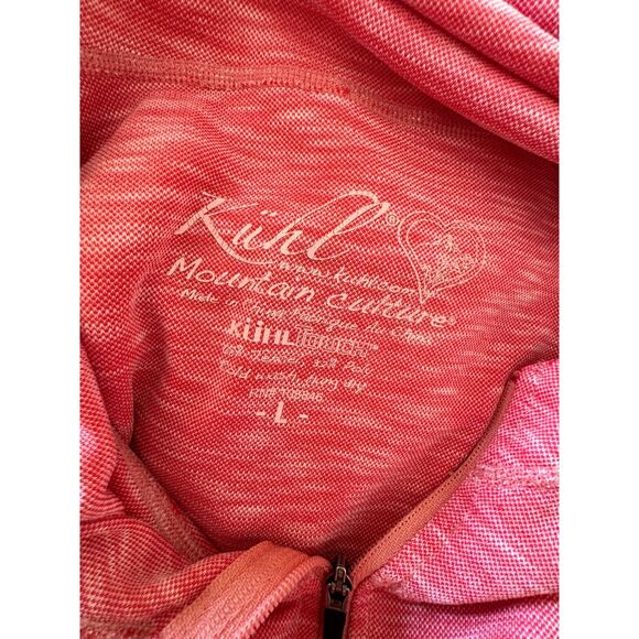 KÜHL Women’s Lightweight Hooded Zip-Up Jacket | Salmon Pink | Size Large - Picture 6 of 7